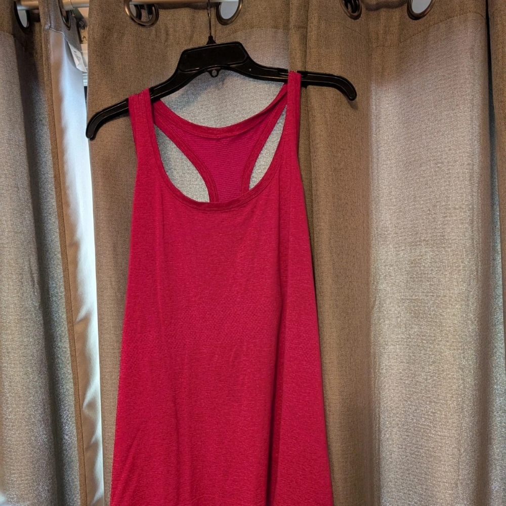 Red Sleeveless Tank Top
